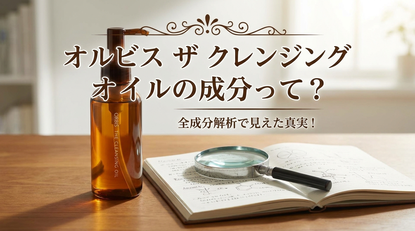 オルビス ザ クレンジング オイルの成分って？全成分解析で見えた真実!