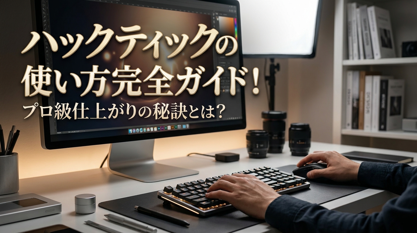 ハックティックの使い方完全ガイド！プロ級仕上がりの秘訣とは？